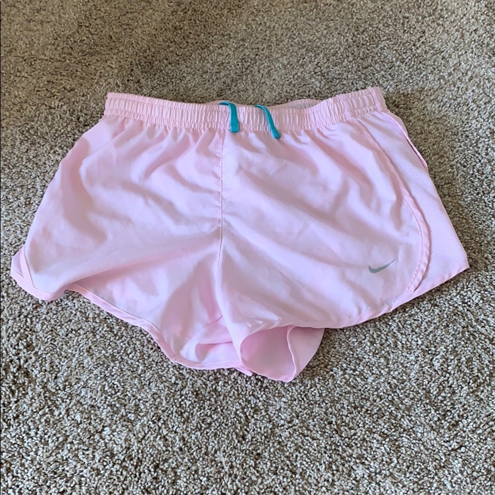 Pink nike shorts